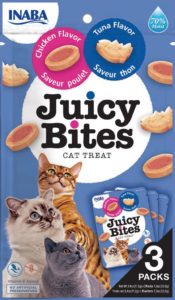INABA Juicy Bites wilgotny przysmak dla kotów Tuńczyk & Kurczak